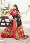 Ikkaya Patola Vol 1 By Saroj Soft Cotton Silk Daily Wear Sarees Wholesale Market In Surat
